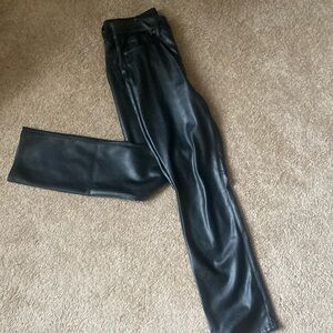 faux leather her pantss